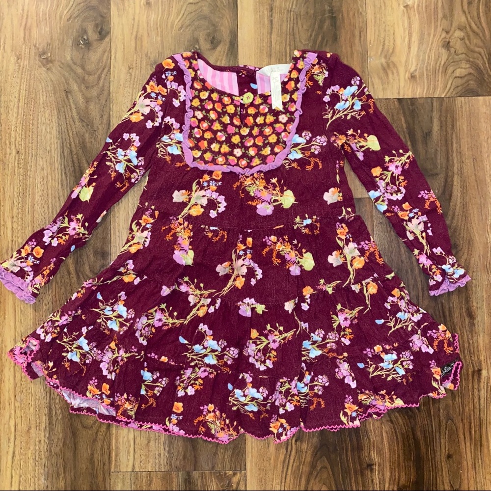 Matilda Jane Maroon Flowers Dress/Tunic